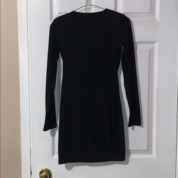 Black Long-sleeve dress - Picture 2 of 3